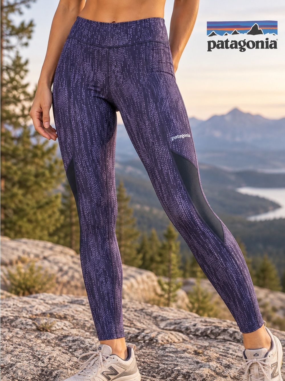 Patagonia Women's Purple All-Day Performance Leggings Size L